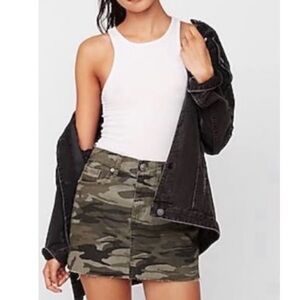 Express camo skirt